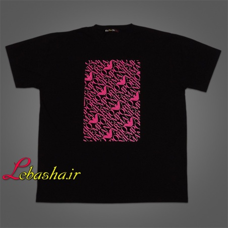 تیشرت مشکی سایز بزرگ آرمانی