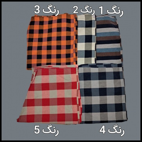 شلوارک سایز بزرگ چهارخونه