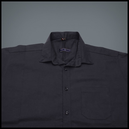 پیراهن آستین کوتاه سایز بزرگ طوسی