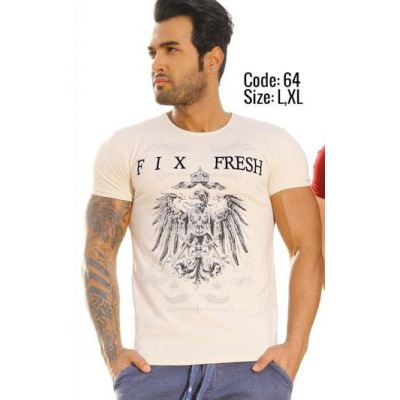 تی شرت پنبه ای کد F64