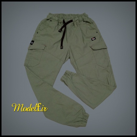 اسلش شش جیب رنگ سبز مغز پسته ای