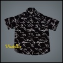 پیراهن هاوایی مشکی سایز بزرگ