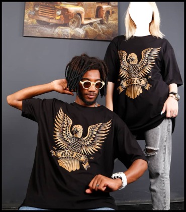 تیشرت عقاب سایز بزرگ مردانه بسیار زیبا فروشگاه مدلف سایز بزرگ
