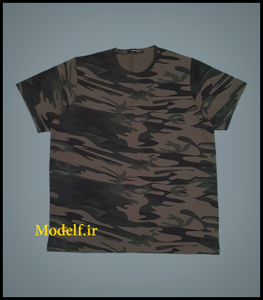 تیشرت چریکی سایز بزرگ ارتشی پلنگی فروشگاه مدلف