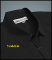 پیراهن کتان نخی رنگ مشکی سایز بزرگ مناصب فصل گرم و تابستان