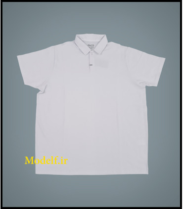 تیشرت جودن یقه دار رنگ سفید