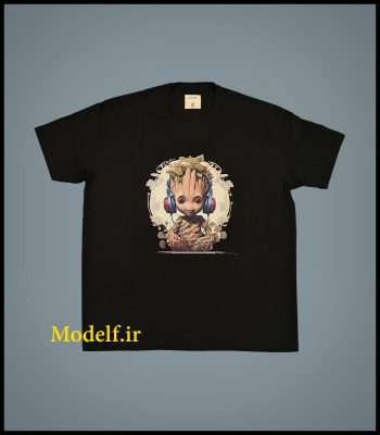 تیشرت سایز بزرگ با چاپ زیبا
